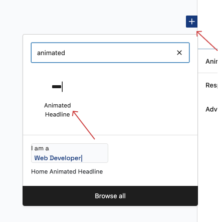 animated headline step 1