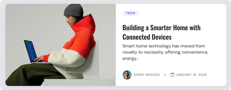 curated post template list