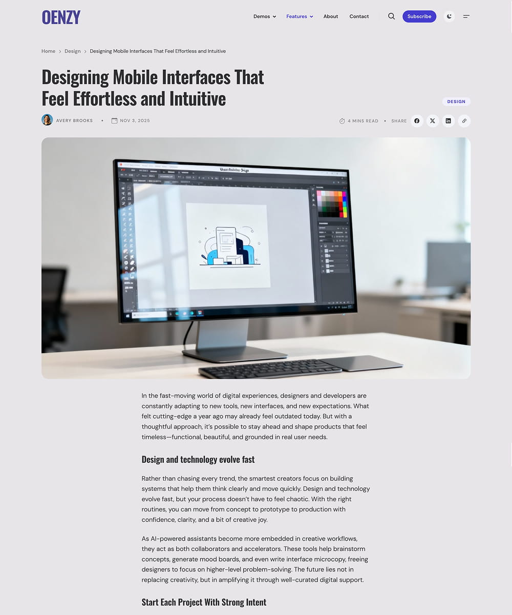 post full width template