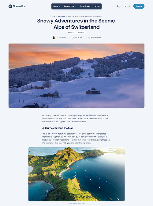 post full width template