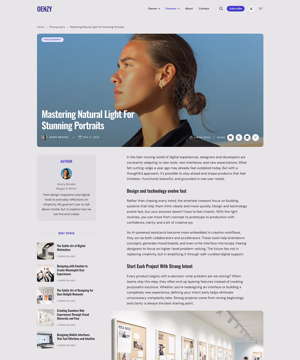 post hero overlay template